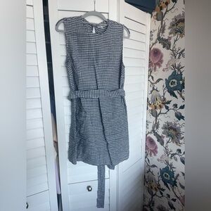 Reformation Black and White Gingham Mini Dress